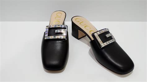 Gucci Madelyn Leather Mules 